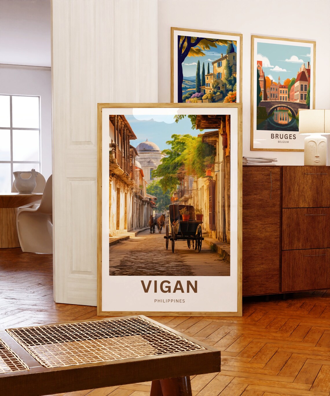 Vigan Philippines Calle Crisologo Heritage Street Travel Poster - Image 5