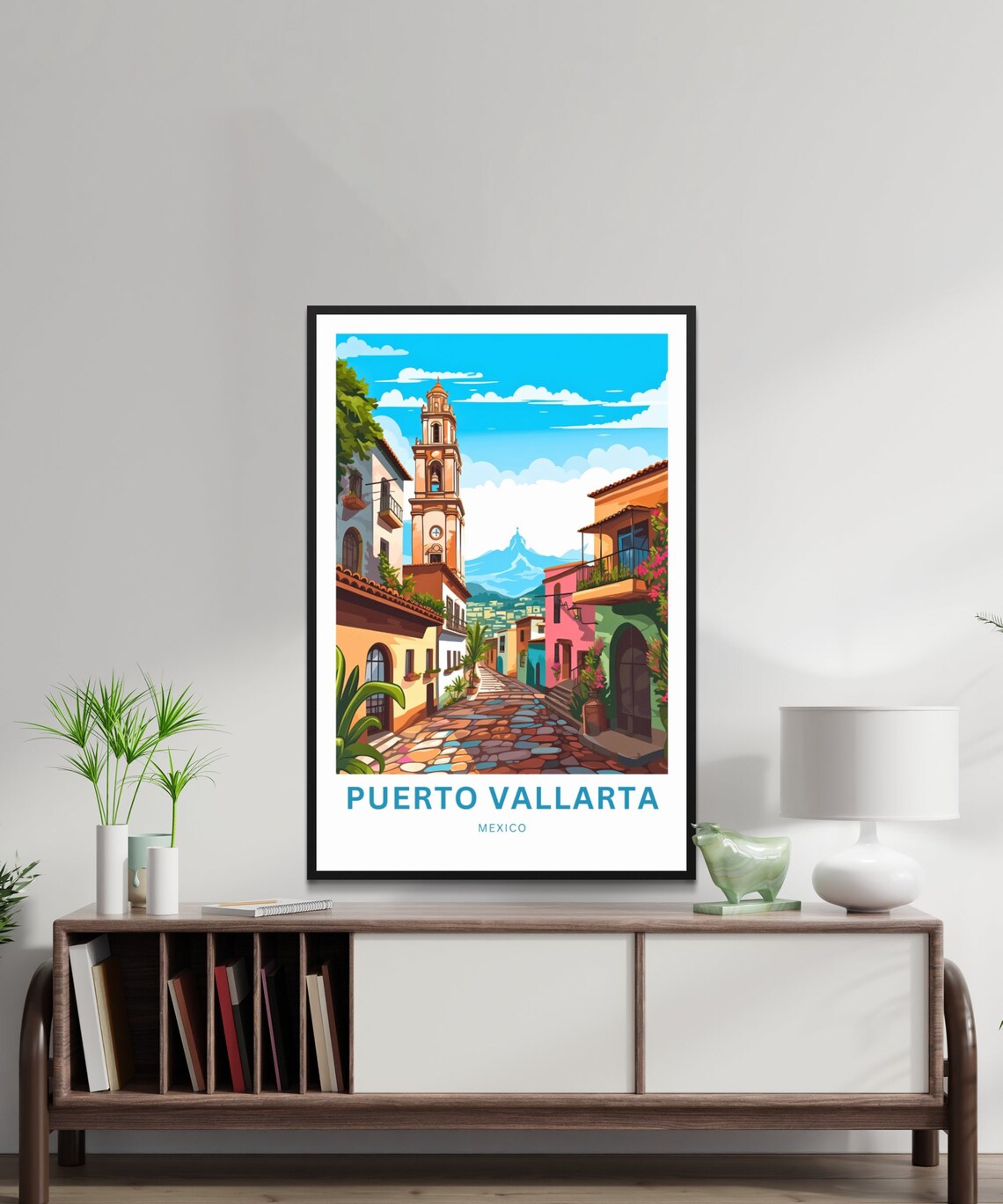 Puerto Vallarta Mexico Decor Gift Travel Poster - Image 2