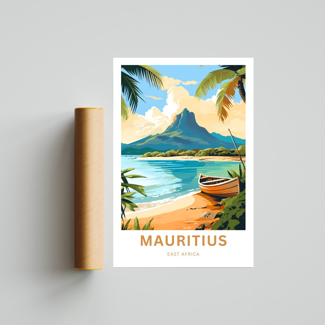 Mauritius Africa Wall Art Print