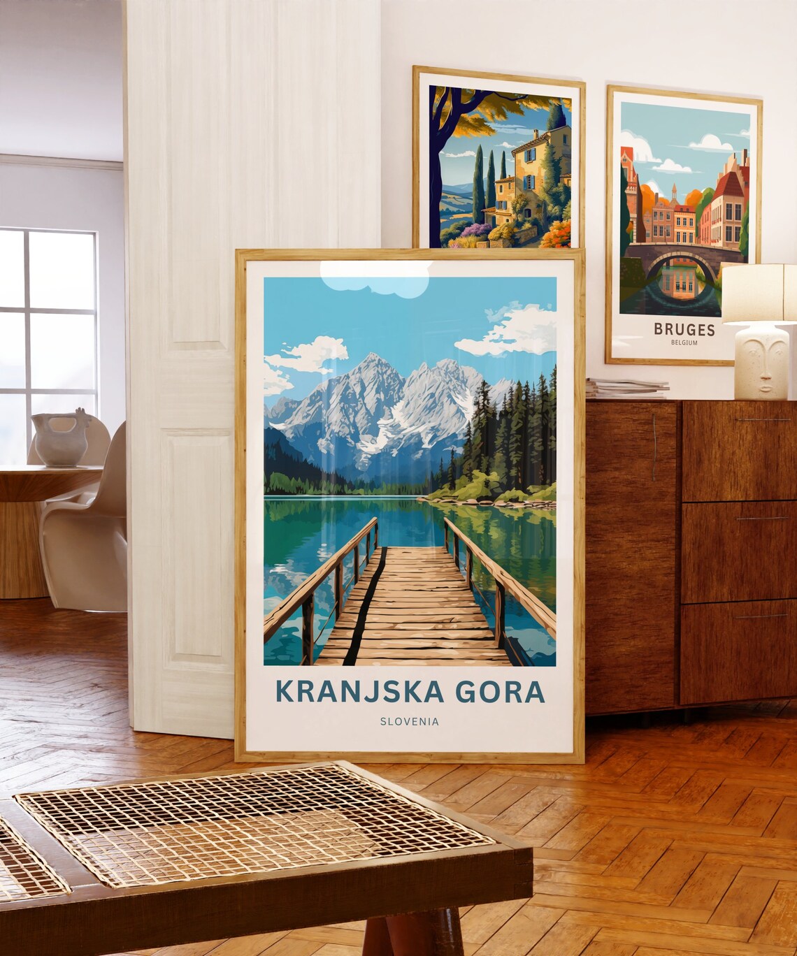 Kranjska Gora Travel Poster, Slovenia Wall Art - Image 5