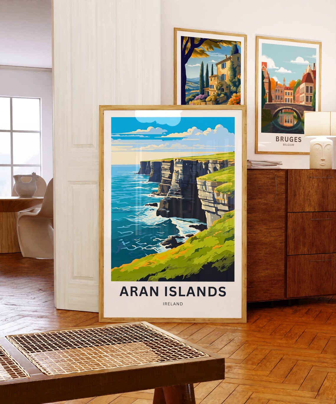 Aran Islands Travel Poster, Ireland Wall Art - Image 5