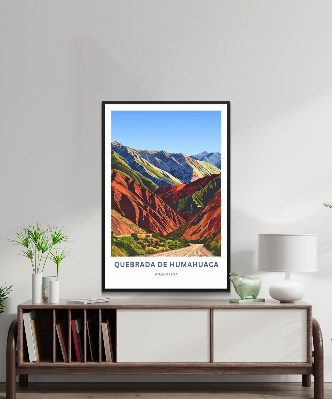 Personalized Quebrada De Humahuaca Travel Print Quebrada De Humahuaca Poster Argentina Wall Art Framed Present Gift Argentina Present - Image 2