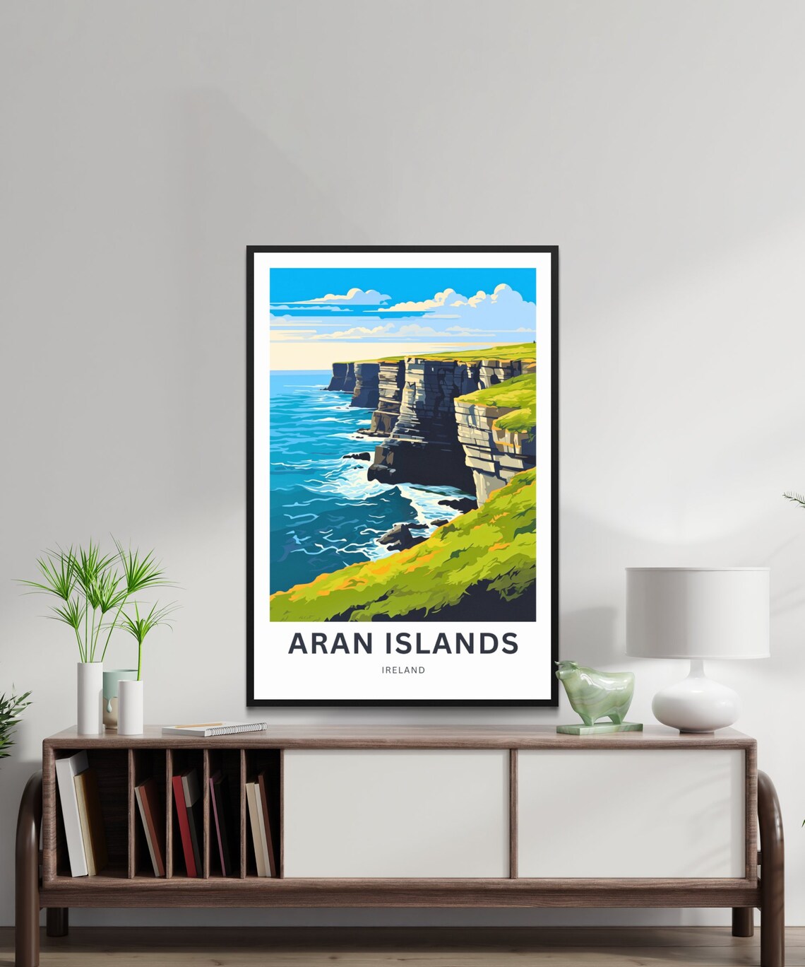 Aran Islands Travel Poster, Ireland Wall Art - Image 2