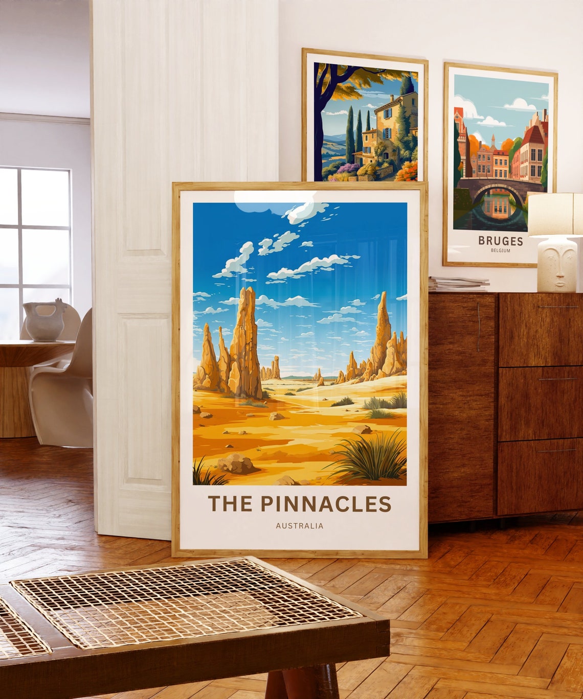 The Pinnacles Australia Desert Limestone Formations Art Poster - Image 5