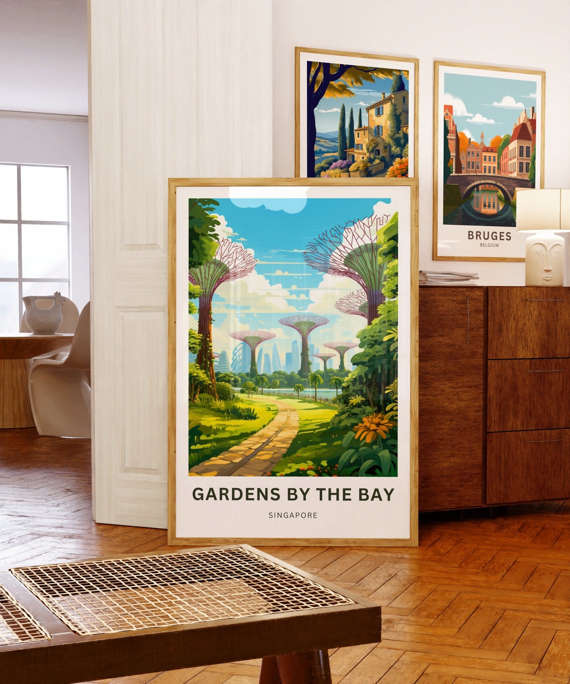 Personalized Gardens By The Bay Singapore Supertree Grove Poster - Image 5