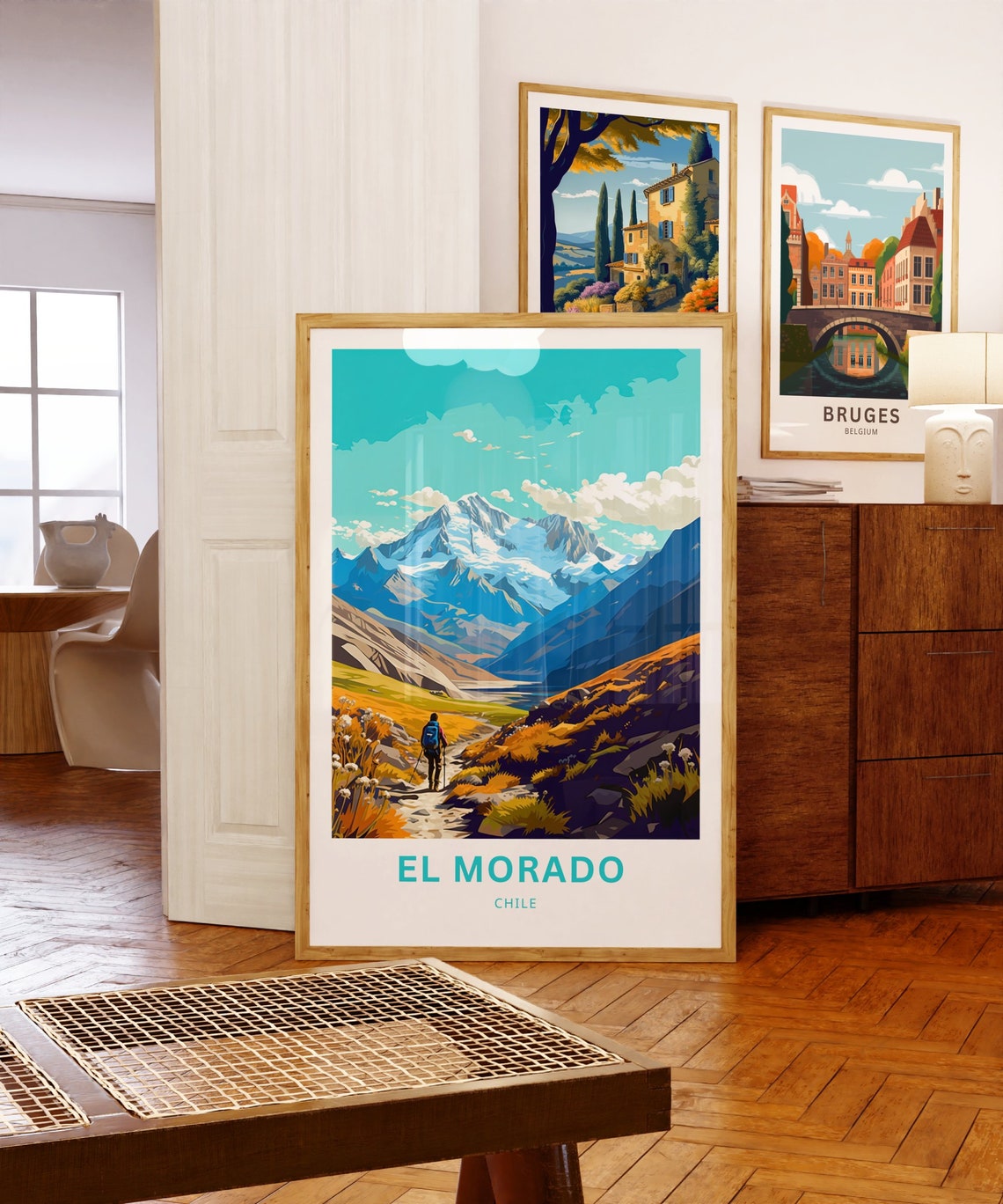 Personalized El Morado Travel Print El Morado Poster Chile Wall Art Framed Present Gift Chile Present - Image 5