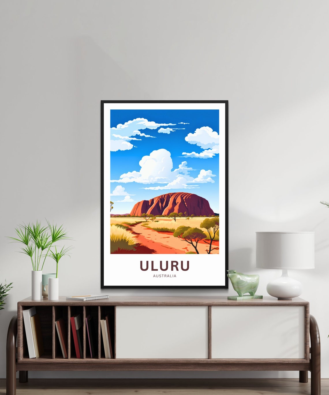 Uluru Ayers Rock Australia Red Desert Sacred Monolith Poster - Image 2