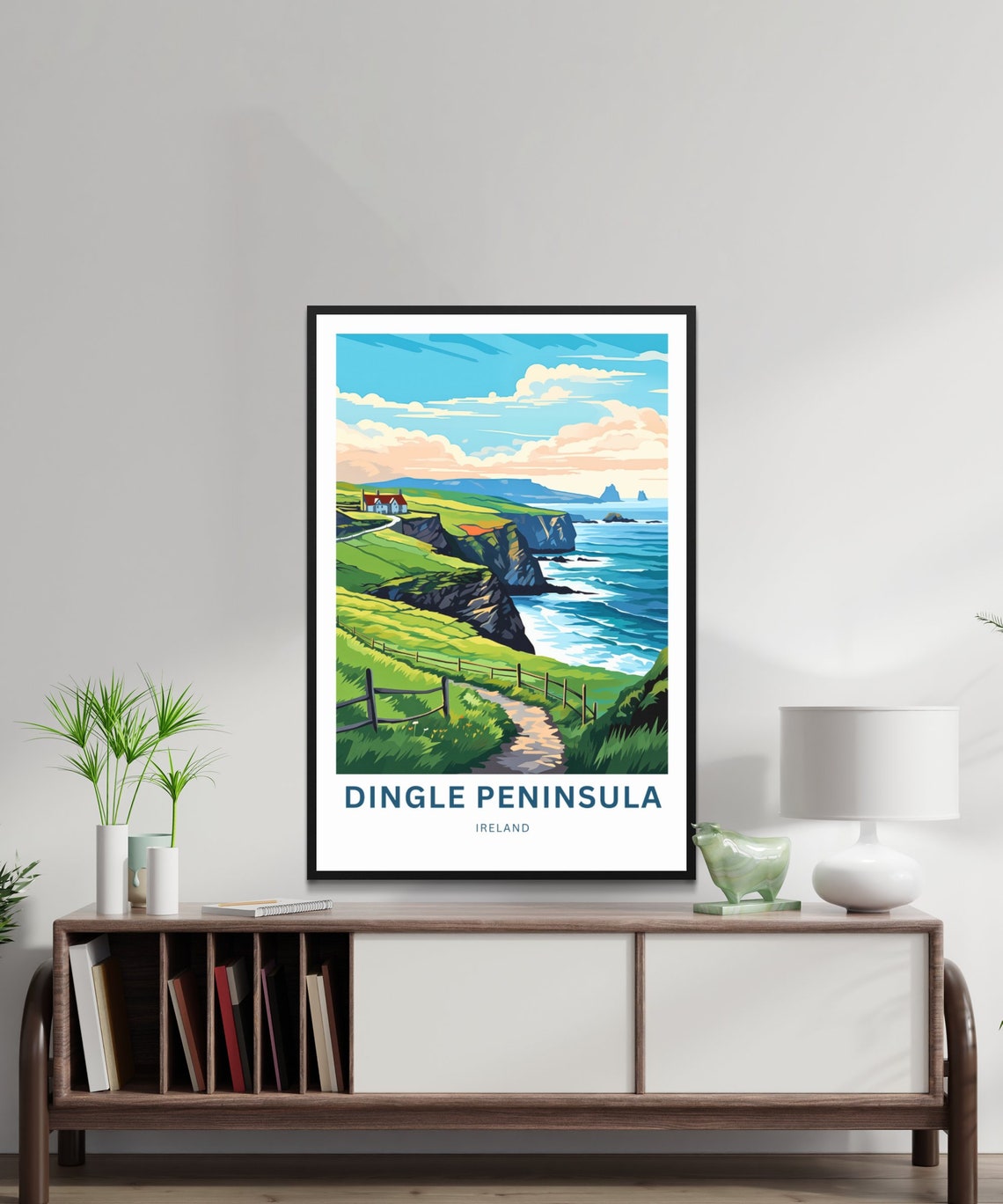 Dingle Peninsula Ireland Coastal Cliffs Custom Travel Poster - Image 2