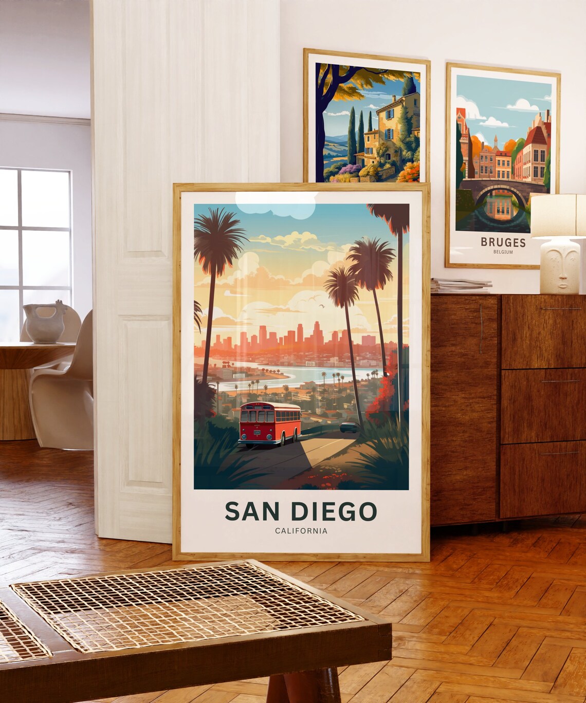 Personalized San Diego Travel Poster, California Wall Art - Image 5