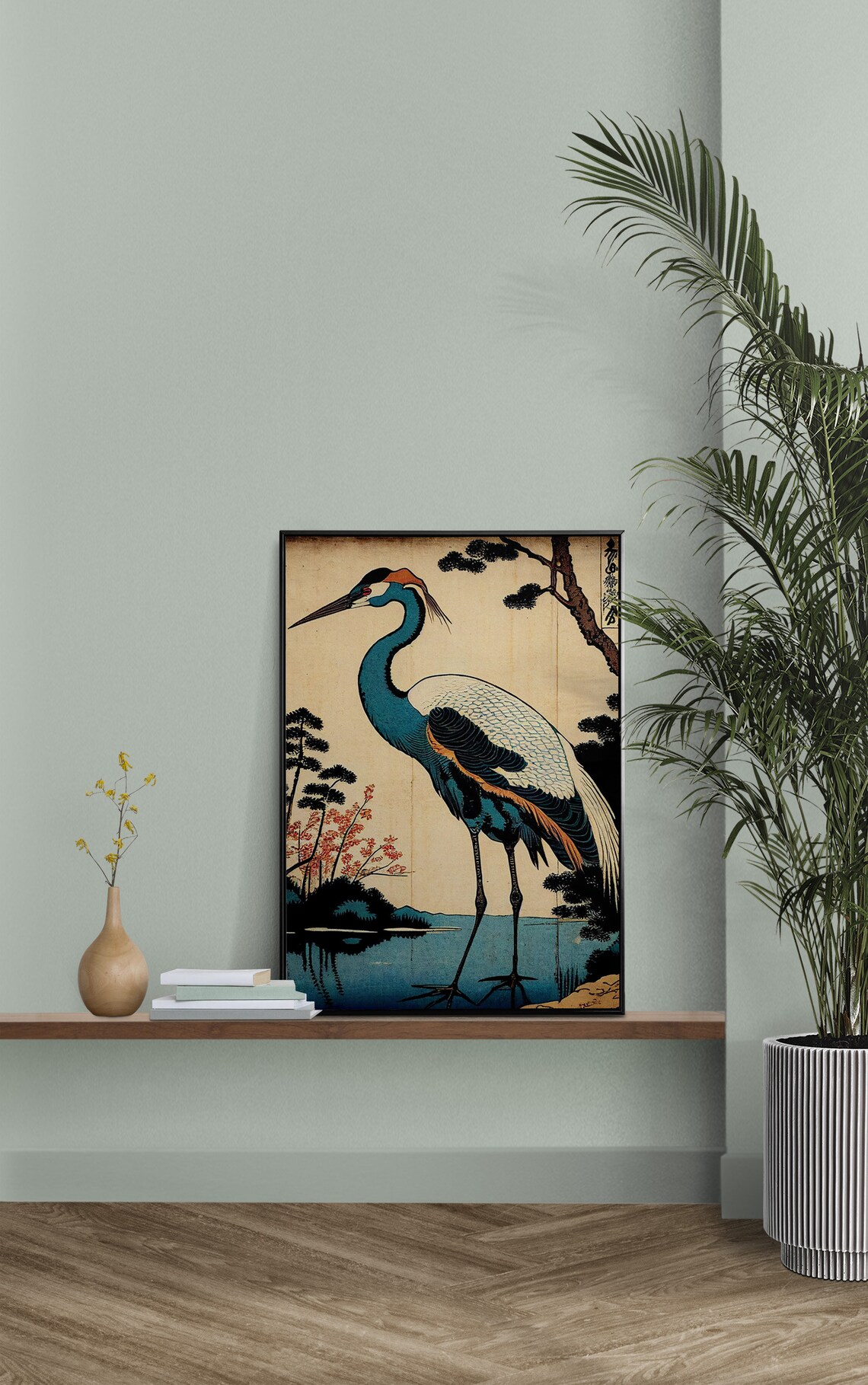 Ash Crane Japanese Art Style Poster - Image 3