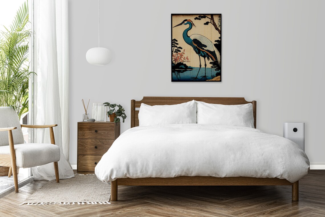 Ash Crane Japanese Art Style Poster - Image 4