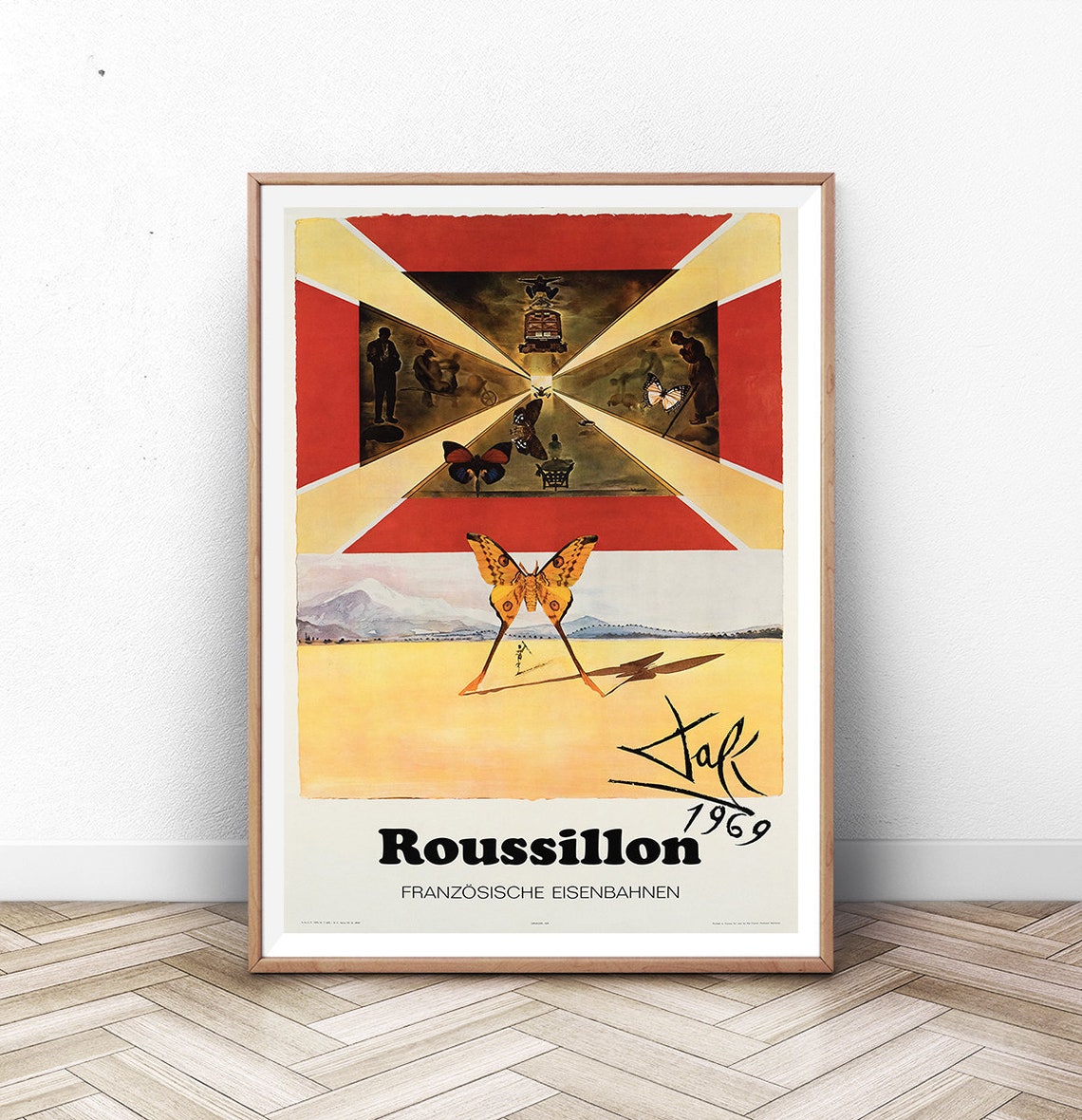 Roussillon Suisse Vintage Travel Poster Travel Art France Poster Tourism Poster French Poster France Travel Art Nice France