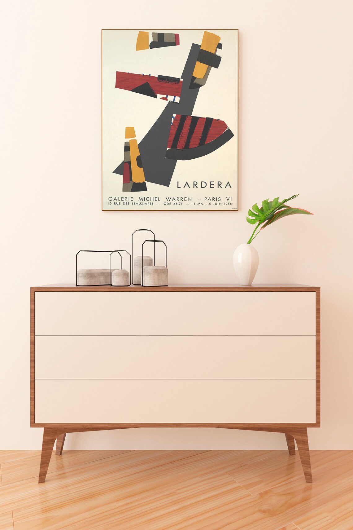 Lardera Exhibition Poster, Mid-Century Modern Art Print - Image 2