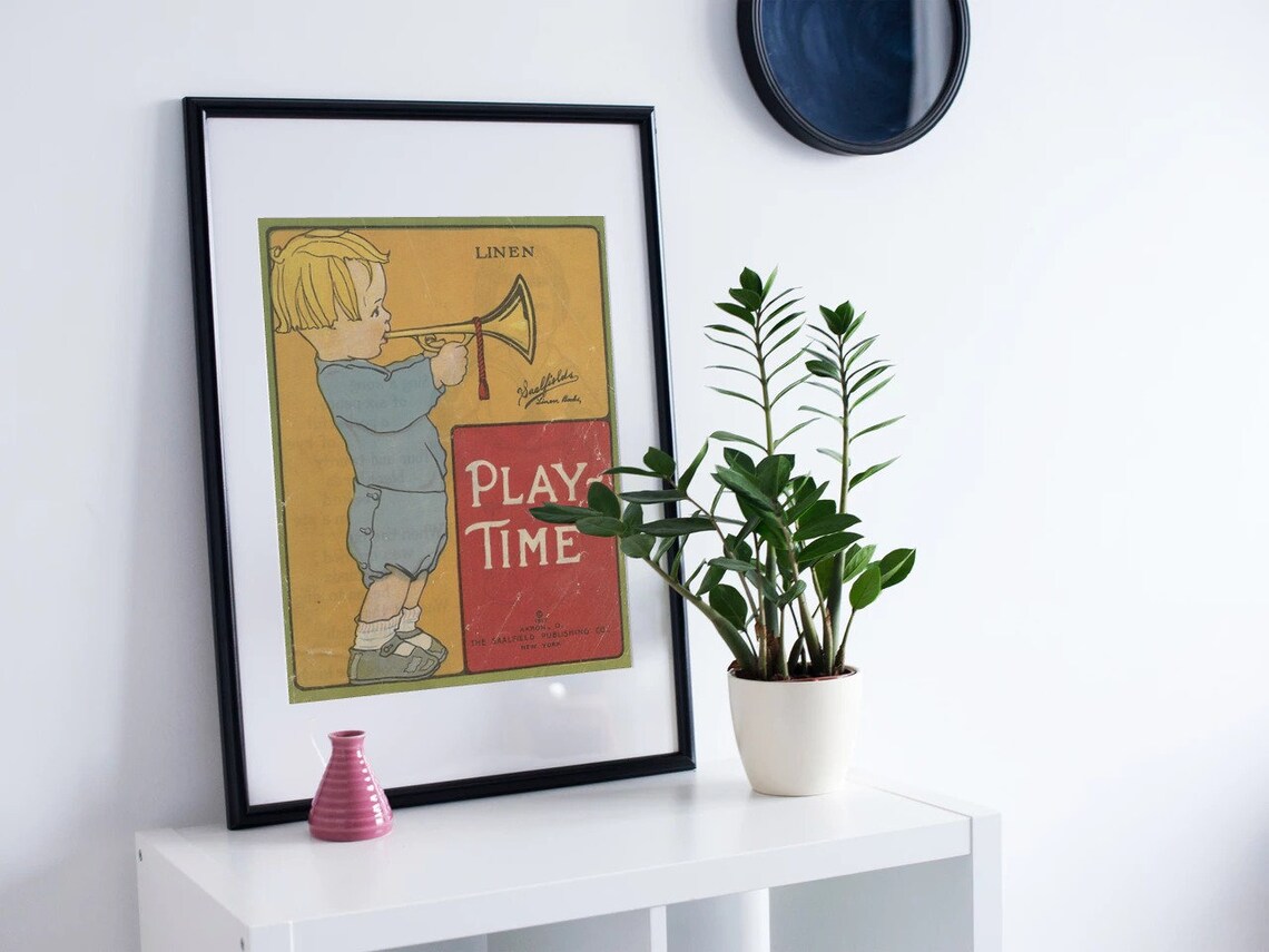 Nursery Rhyme Music Vintage Nursery Art Print - Image 2