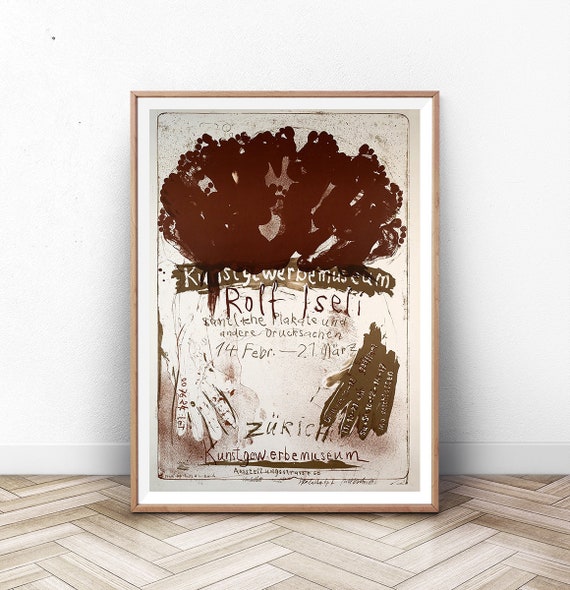 Architect Poster Museum Exhibition Poster Modern Wall Art Mid Century Modern Art Print Museum Print Paris Wall Art Paris Print