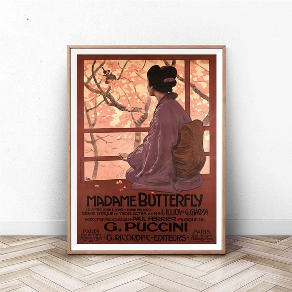 Japan Poster Vintage French Art Exhibition Poster Paris Wall Art Paris Print Museum Exhibition Print Japanese Print