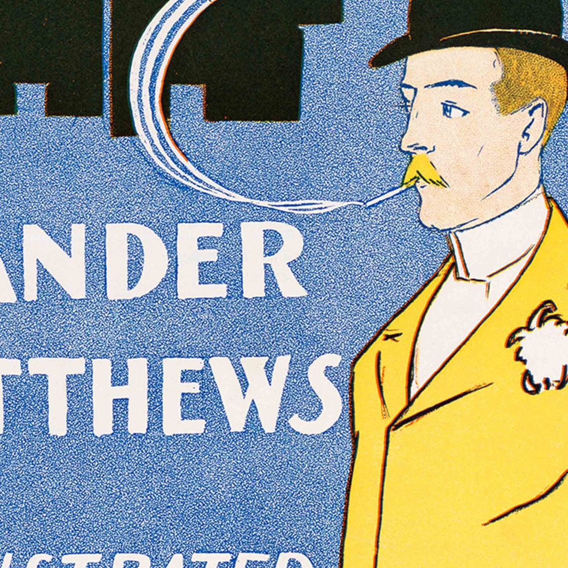 Vignettes of Manhattan Brander Matthews Illustrated Book Art Poster - Image 2