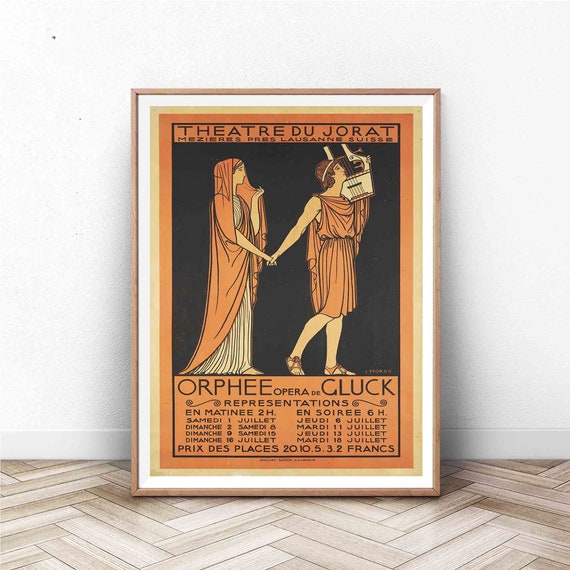 Exhibition Poster Vintage Poster For An Opera Paris Wall Art Paris Print Museum Exhibition Print Home Decor Classic Print