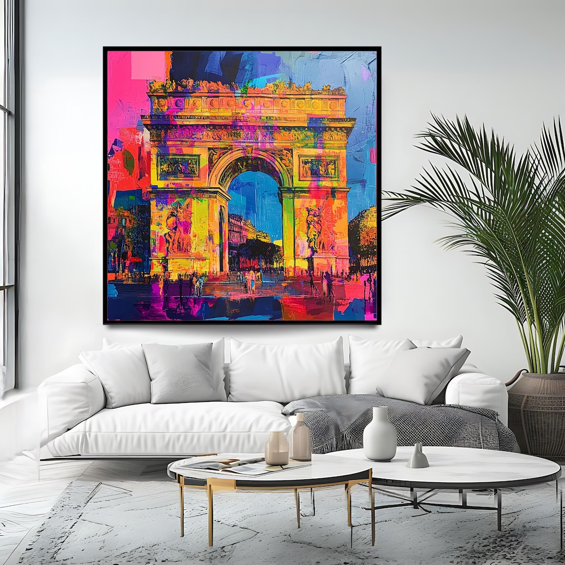 Arc De Triomphe, Vibrant Paris Wall Decor - Image 4