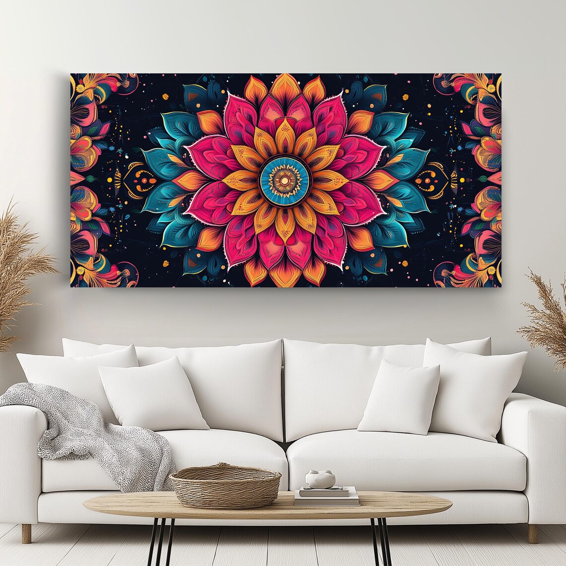 Islamic Mandala, Long Horizontal Narrow Artwork - Image 2