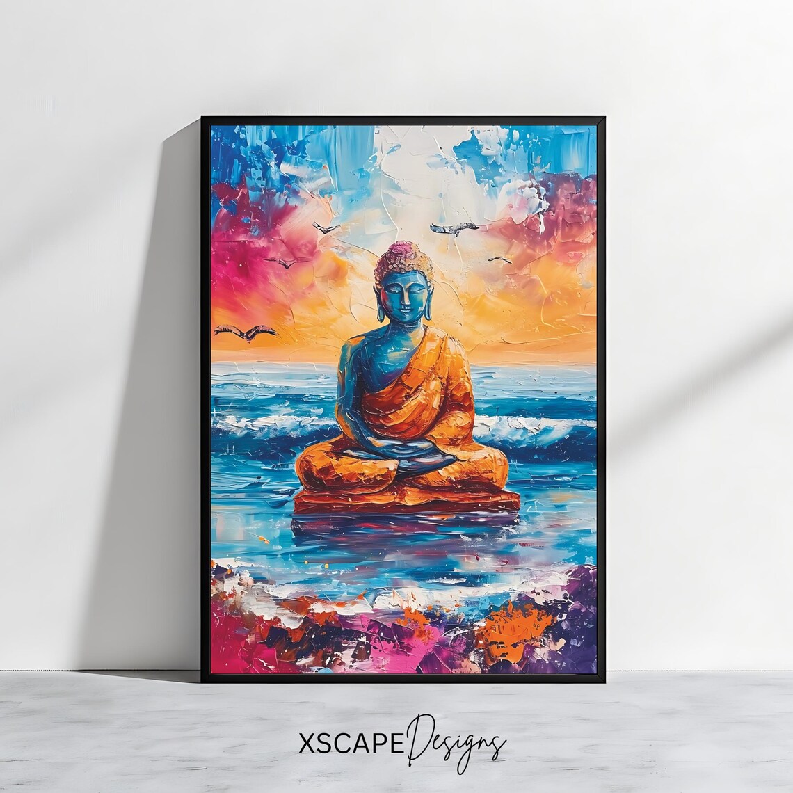 Buddha Art Print, Zen Meditation Decor