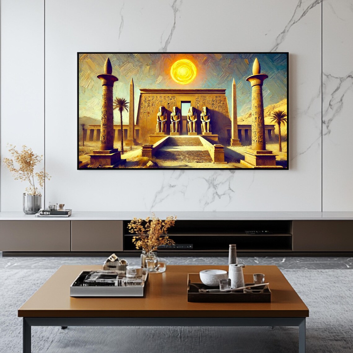 Ancient Egypt Art, Egyptian Historical Wall Decor - Image 2