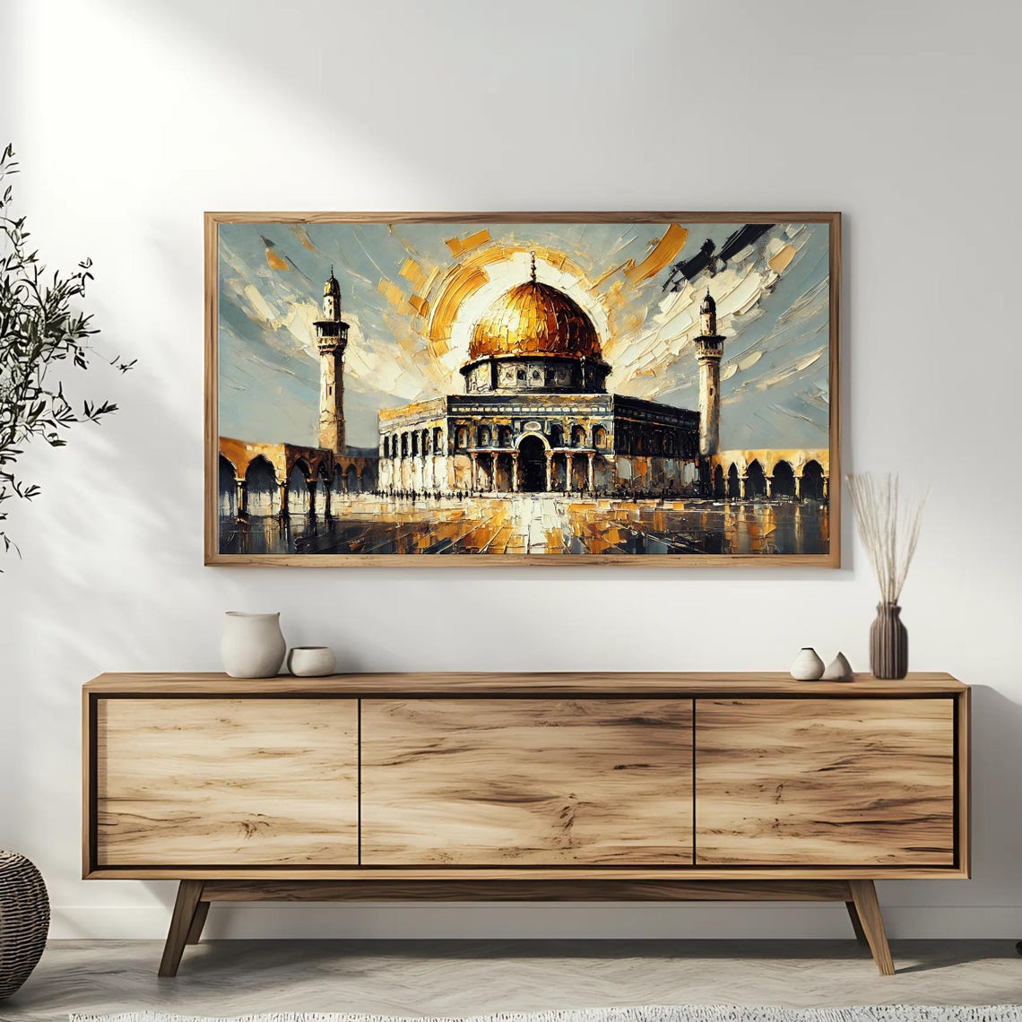 Dome of the Rock Jerusalem Golden Dome Islamic Architecture Art Poster - Image 3