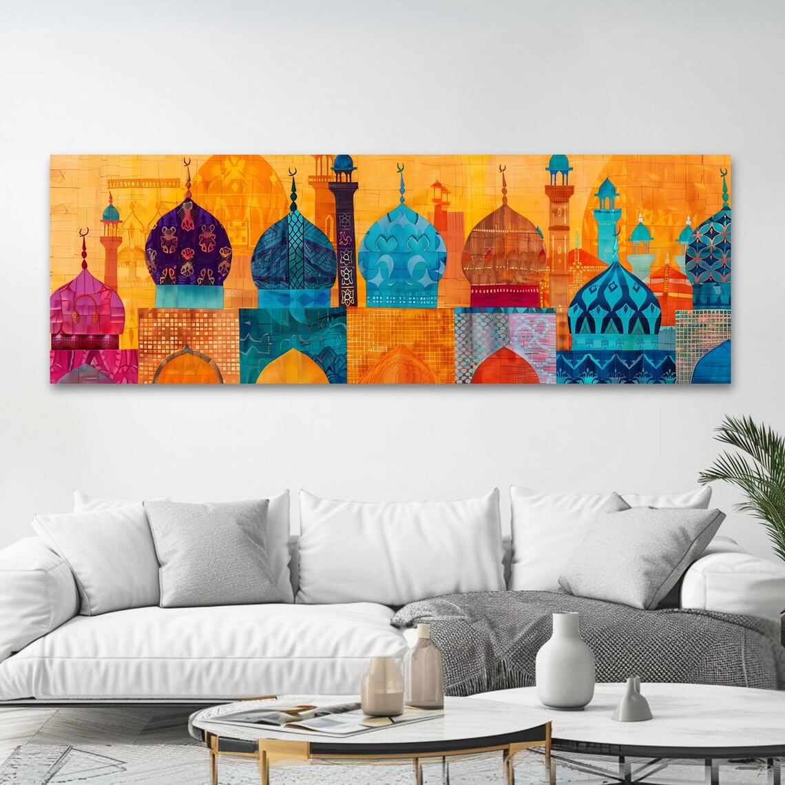 Islamic Mosque Wall Art, Middle Eastern Architecture - Image 4