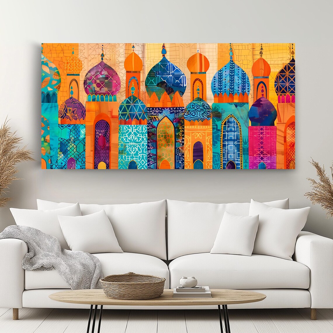 Islamic Architecture, Panoramic Architectural Art Print - Image 2