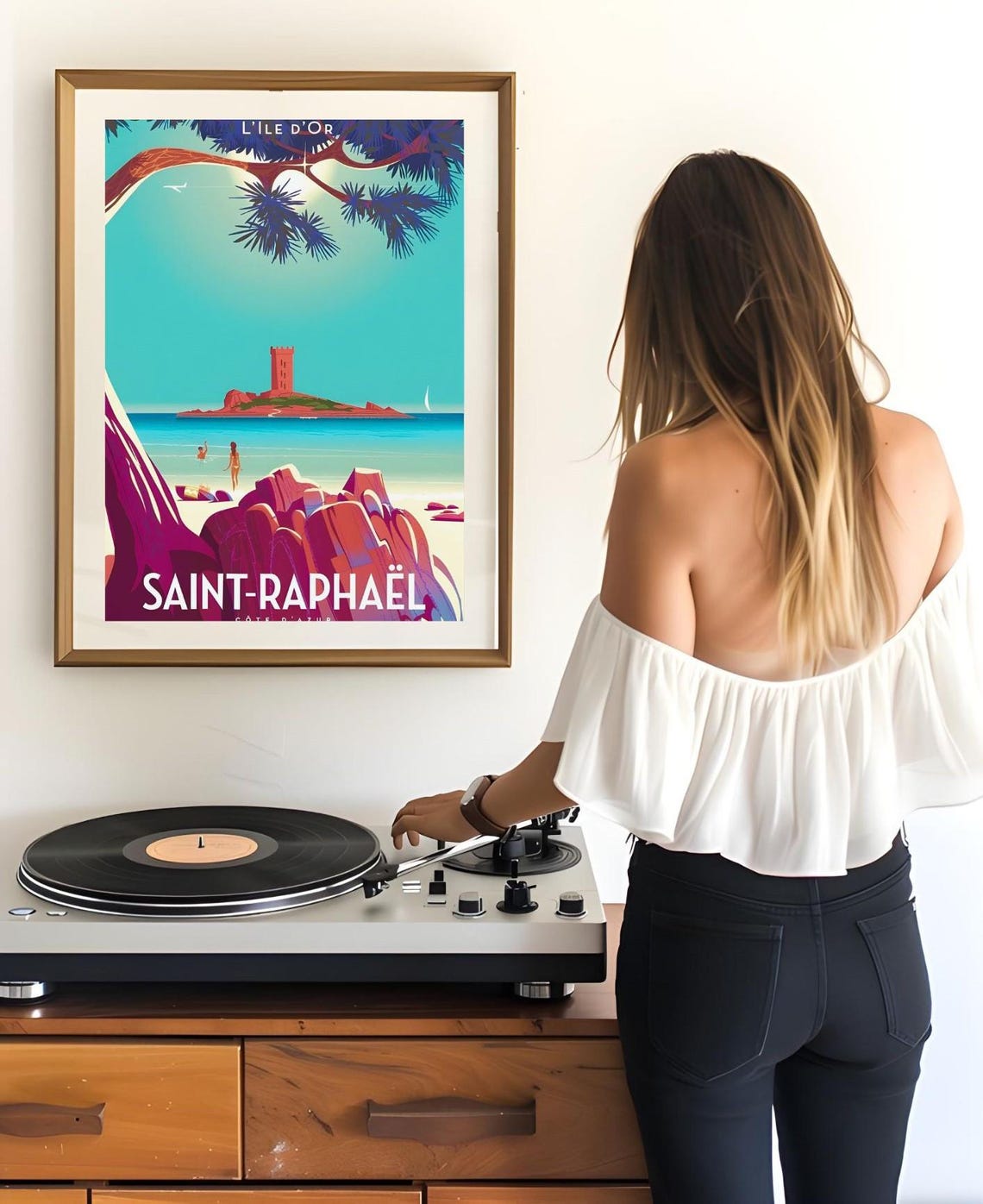 Nice Travel Print France Nice Wall Art Print France Travel Poster France Home Decor Nice Artwork Poster Gift Nice Illustration Art Lover - Image 2