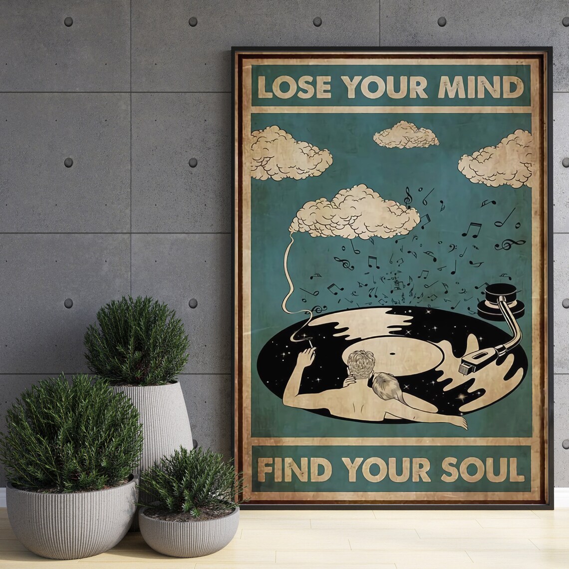 Lose Your Mind Find Your Soul Vinyl Music Poster - Image 3