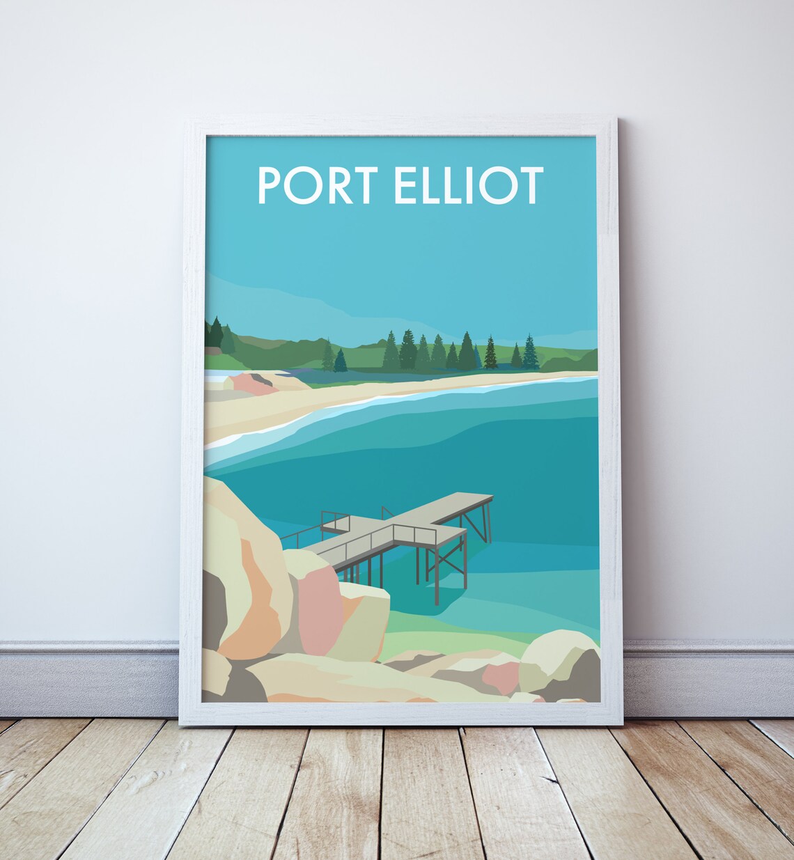 Port Elliot Beach South Australia Coast Art Print