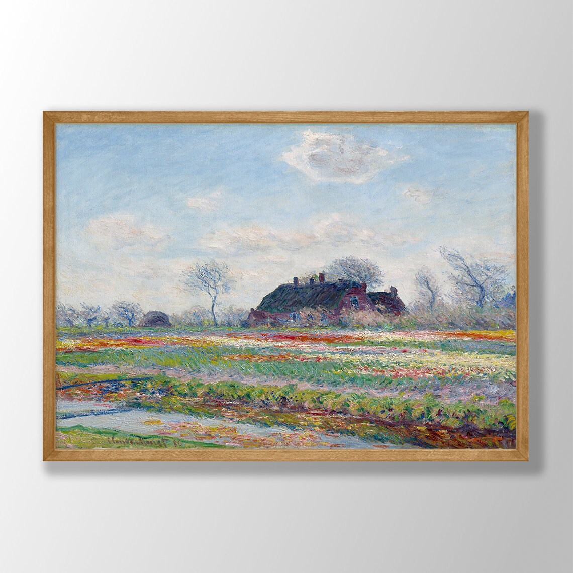 Claude Monet Art Print, Farmhouse Decor Home