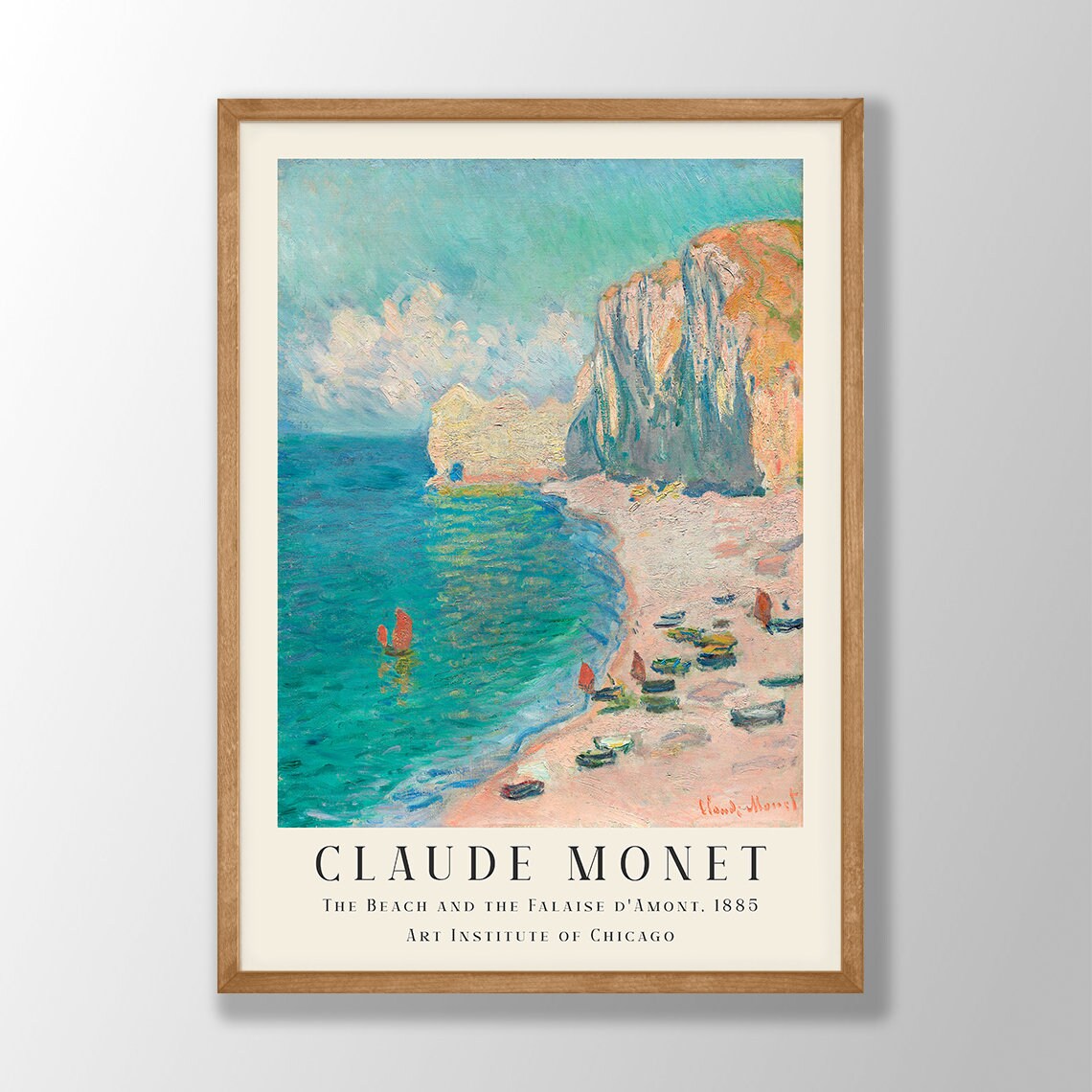 Claude Monet Art Print, Museum-Inspired Farmhouse Decor