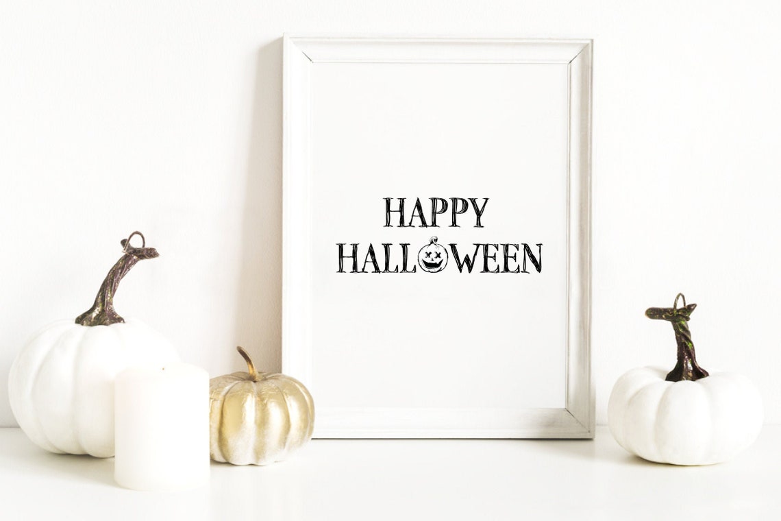 Halloween Prints Decor Wall Art Poster
