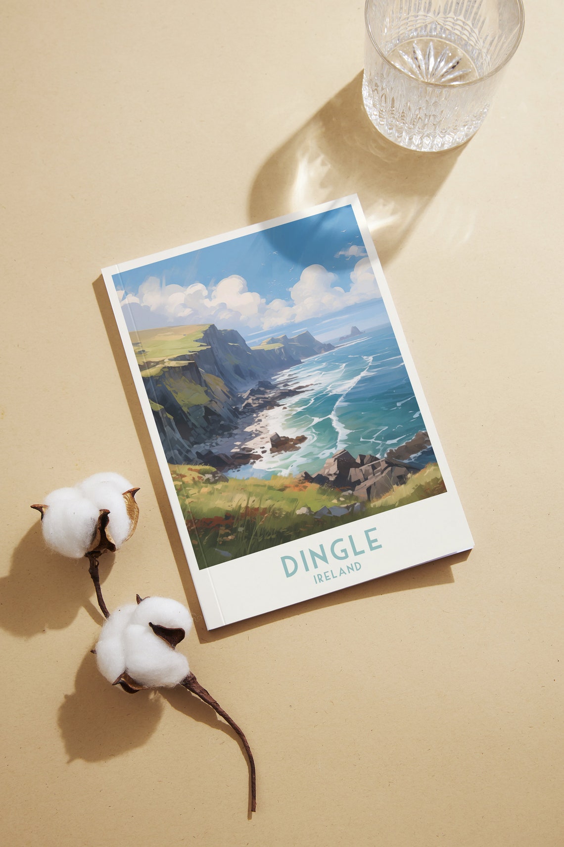 Dingle Ireland Dramatic Sea Cliffs Atlantic Coast Travel Poster - Image 2