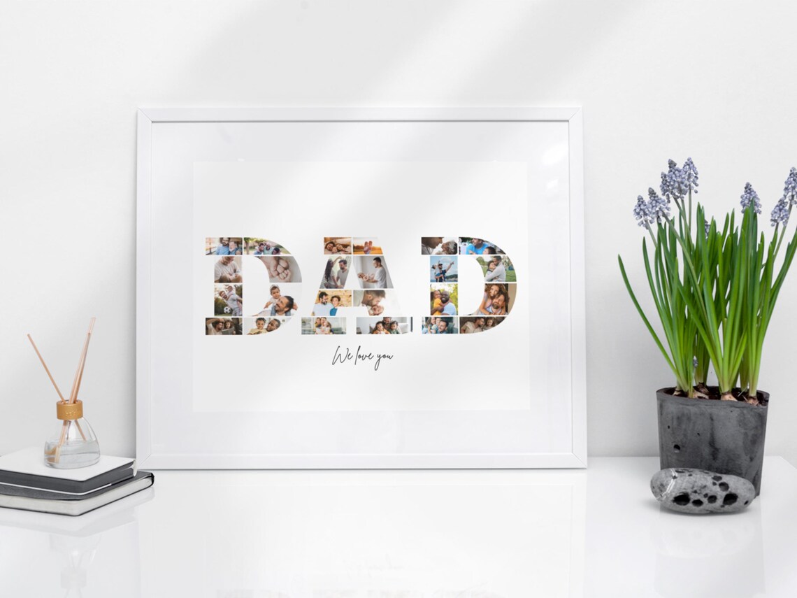 Personalised Dad Photo Collage, Fathers Day Gift - Image 4