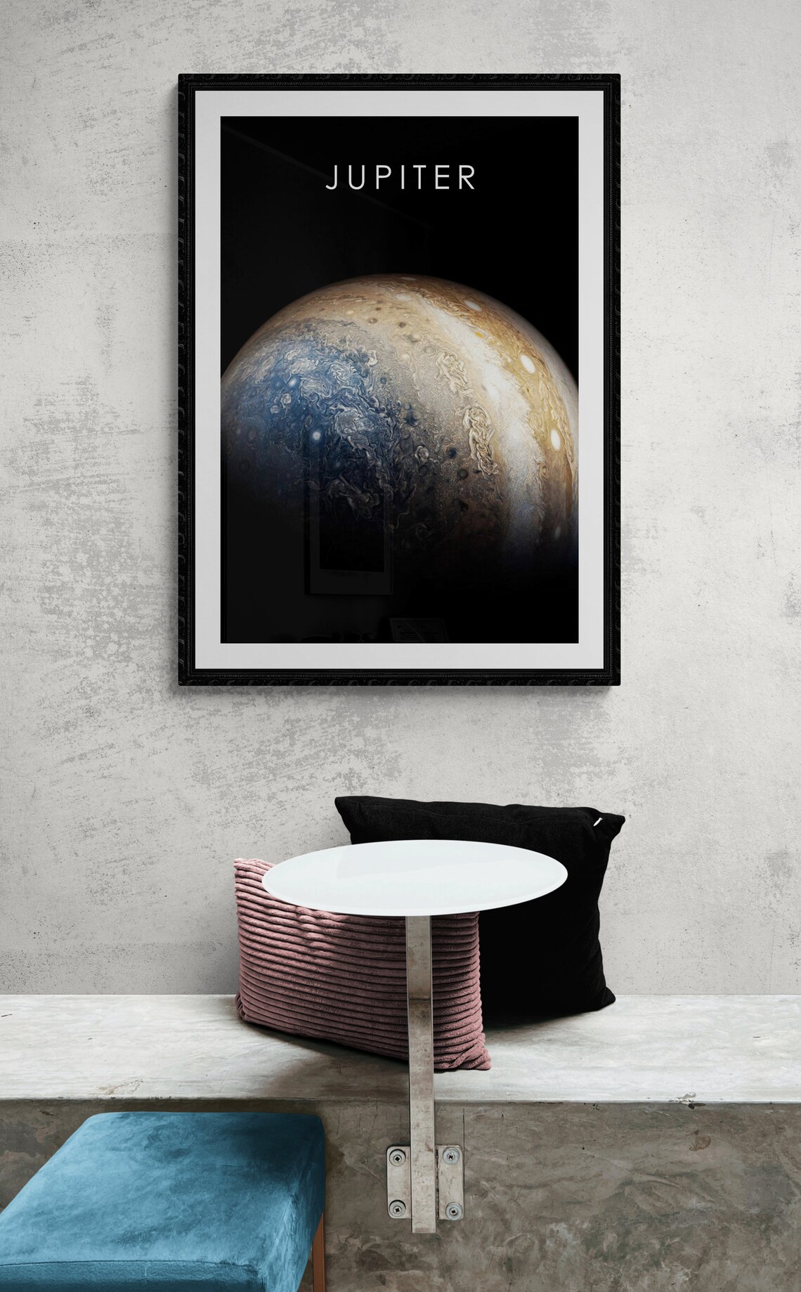 Jupiter Solar System Art, Minimalist Space Travel - Image 2