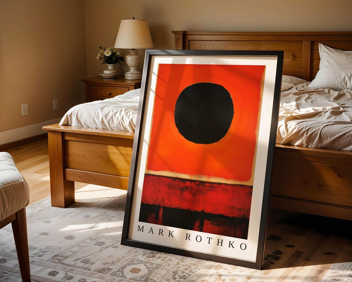 Mark Rothko Poster Abstract Expressionism Color Field Print Mark Rothko Print Modern Abstract Museum Poster Modern Wall Decor - Image 4