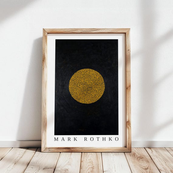 Mark Rothko Poster Abstract Expressionism Color Field Print Mark Rothko Print Modern Abstract Museum Poster Modern Wall Decor