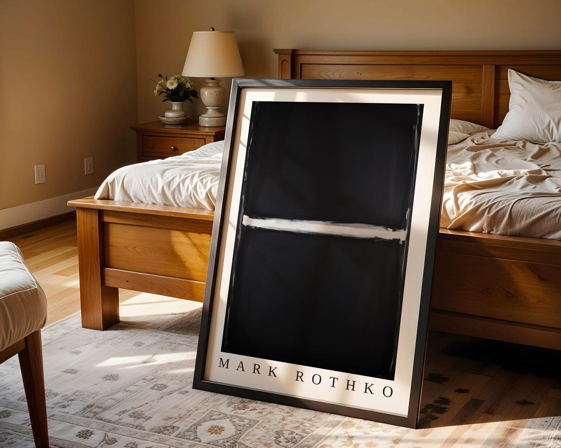 Mark Rothko Poster Abstract Expressionism Color Field Print Mark Rothko Print Modern Abstract Museum Poster Modern Wall Decor - Image 4