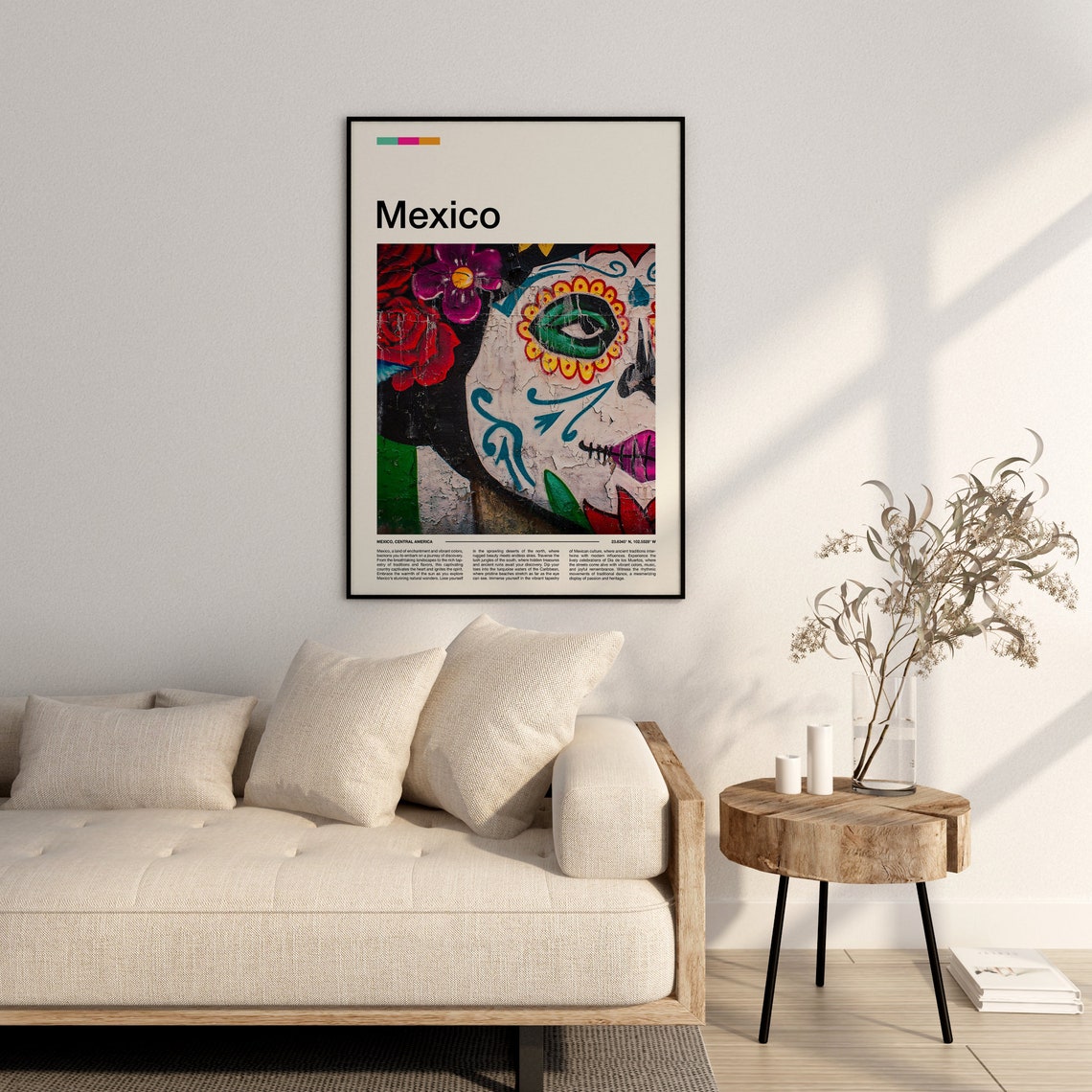 Mexico Print Mexico Poster Mexico Wall Art Mexico Art Print Mexico Photo - Image 3