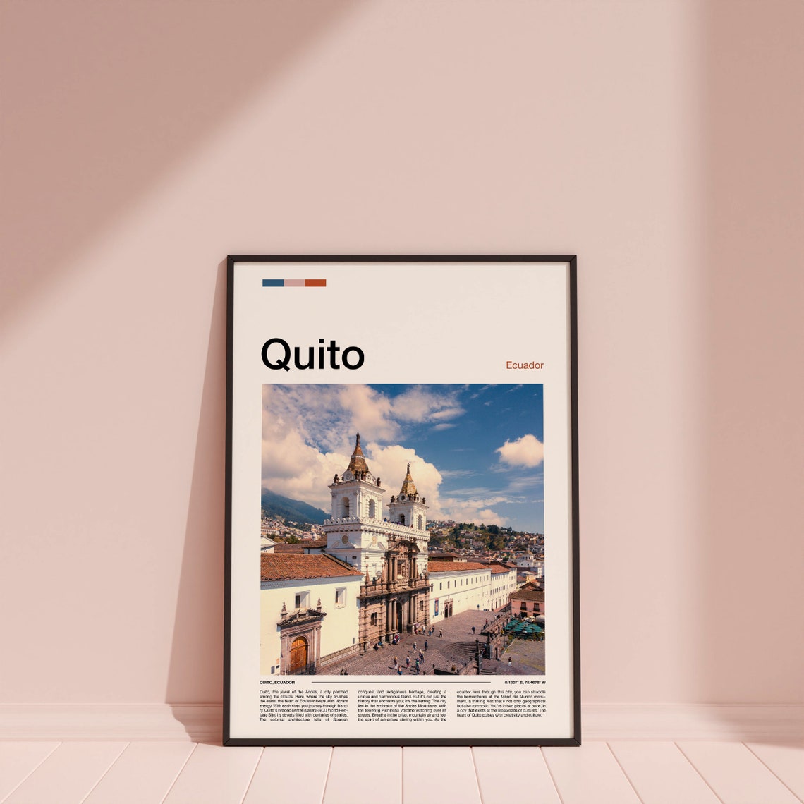 Quito Print Quito Poster Quito Wall Art Ecuador Art Print Quito Photo Quito Gifts Travel Poster Traveler Gifts - Image 4
