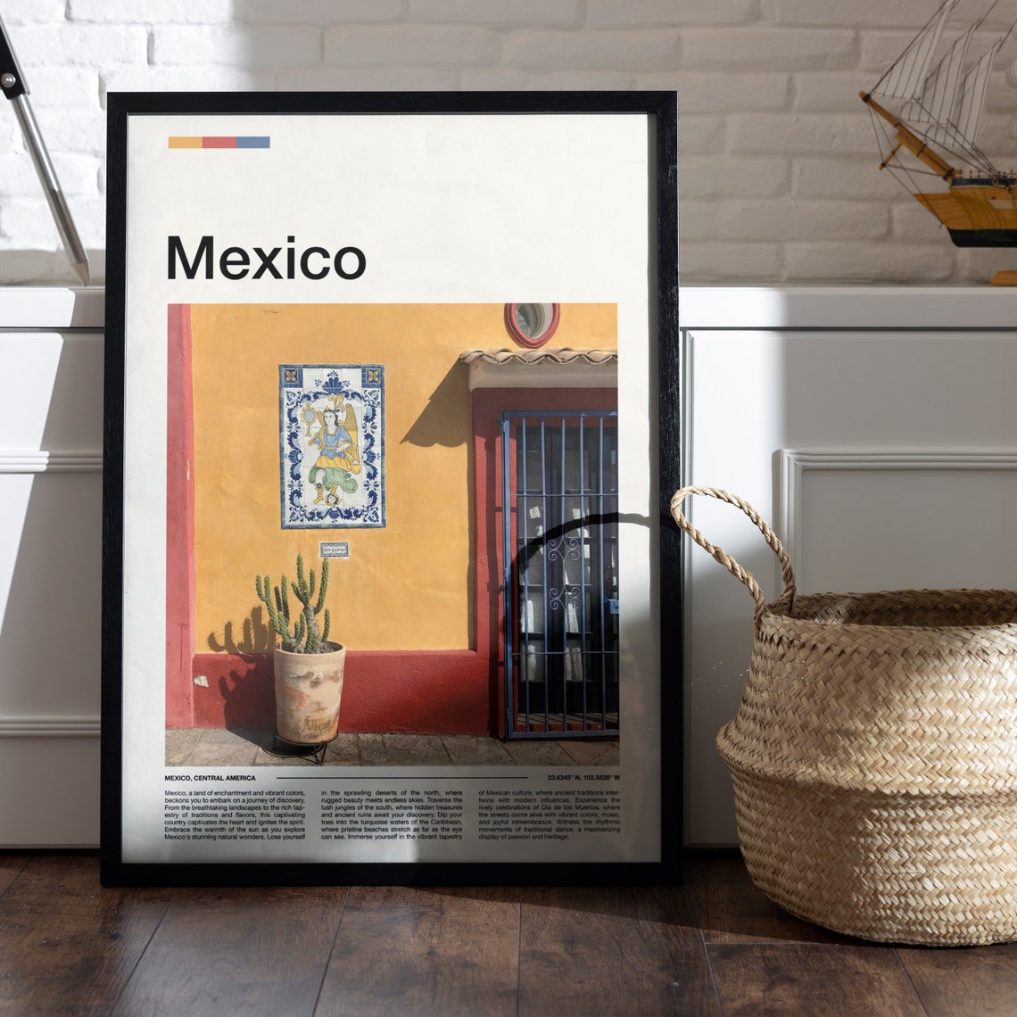 Mexico Print Mexico Poster Mexico Wall Art Mexico Art Print Mexico Photo - Image 5