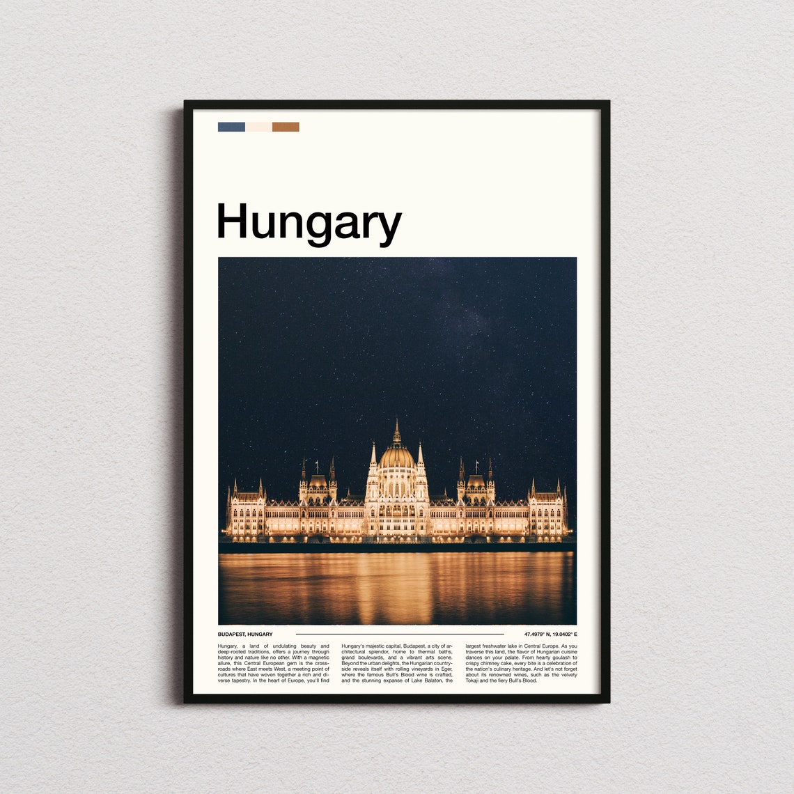 Hungary Print Hungary Poster Hungary Wall Art Hungary Art Print Hungary Photo Hungary Gifts Travel Poster Traveler Gifts