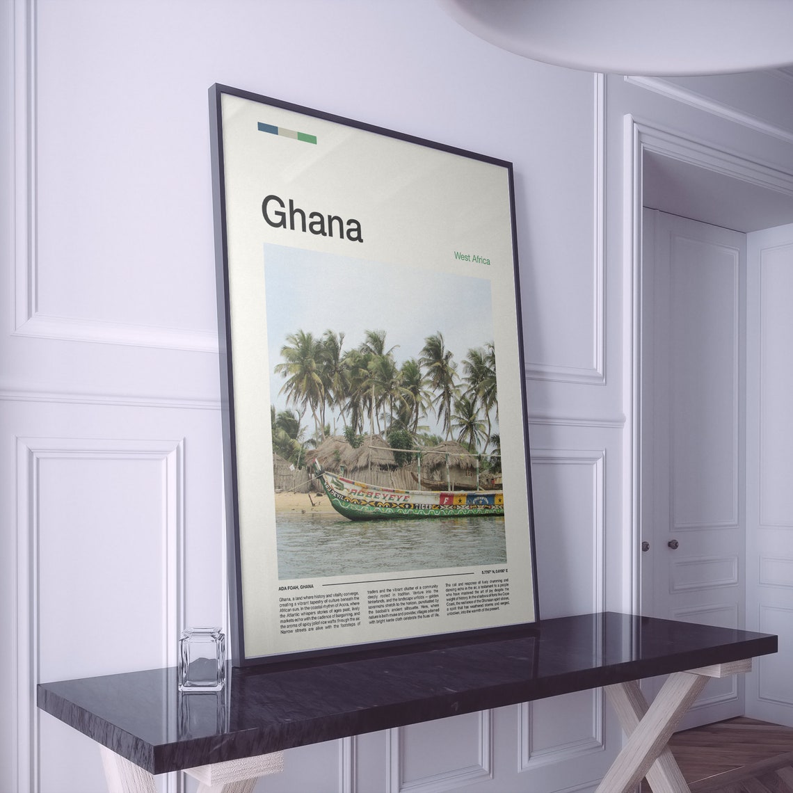 Ghana Print Ghana Poster Ghana Wall Art Ghana Art Print Ghana Photo Travel Poster Traveler Christmas Gift - Image 2