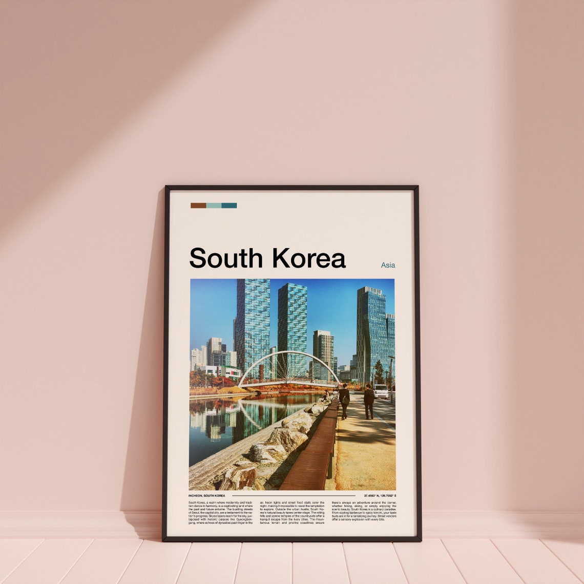 South Korea Print South Korea Poster South Korea Wall Art South Korea Art Print South Korea Photo Travel Poster Traveler Gifts - Image 4