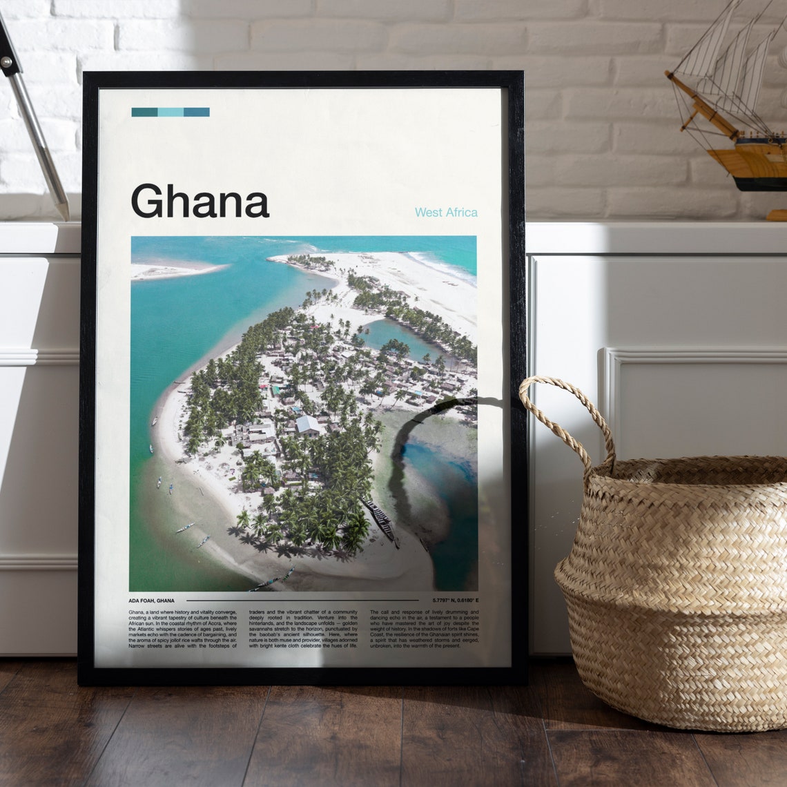 Ghana Print Ghana Poster Ghana Wall Art Ghana Art Print Ghana Photo Travel Poster Traveler Christmas Gift - Image 5
