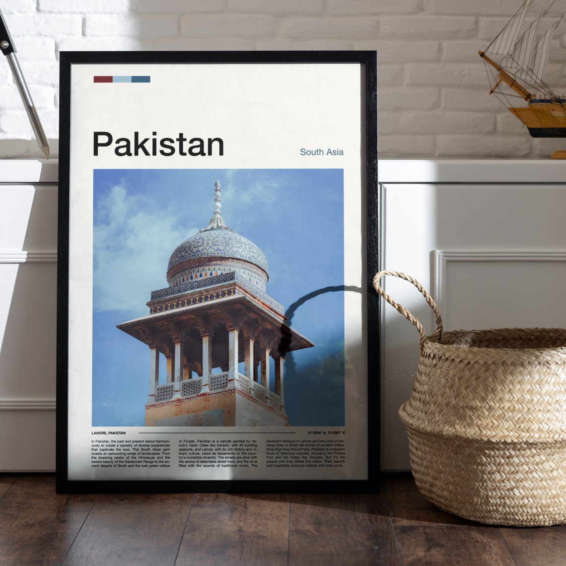 Pakistan Print Pakistan Poster Pakistan Wall Art Pakistan Art Print Pakistan Photo Pakistan Gifts - Image 4