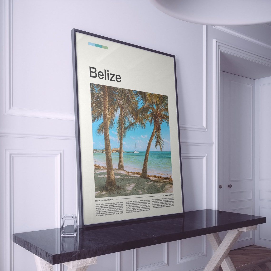 Belize Print Belize Poster Belize Wall Art Belize Art Print Belize Photo - Image 2